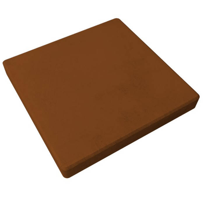 Квадратная тротуарная плитка 500х500х40 Коричневый